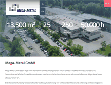 Tablet Screenshot of mega-metal.si